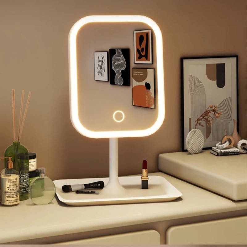 Colverro™ Travel Makeup Mirror with Lights and Three Color Modes