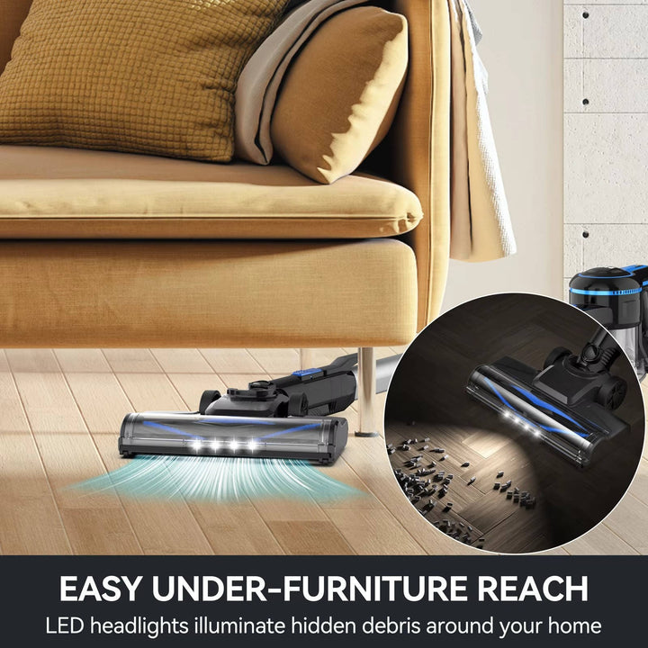 Colverro™ Lightweight Cordless Stick Vacuum with 5-Layer Filtration