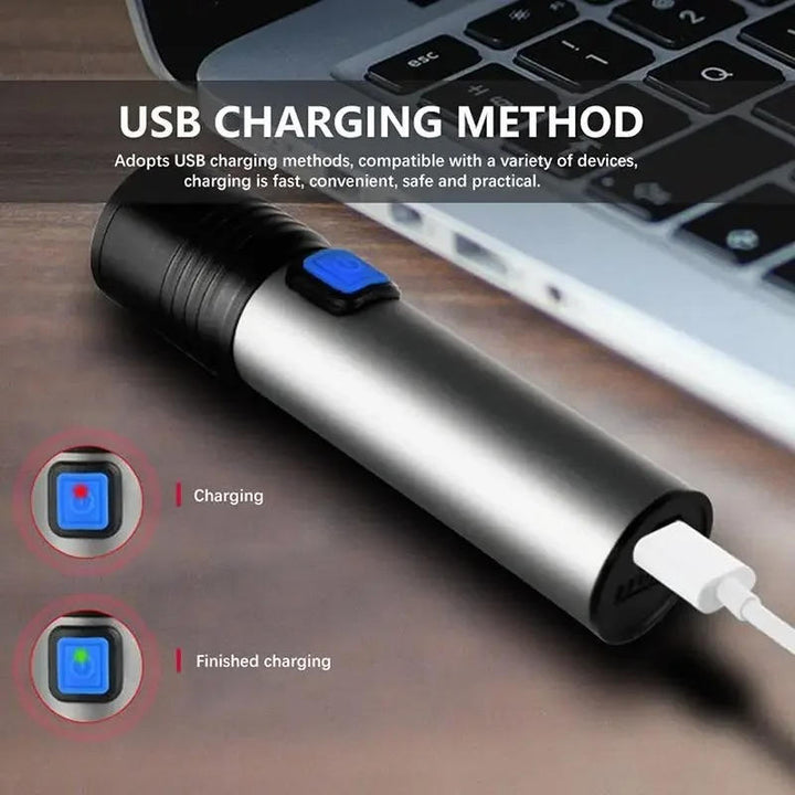 Colverro™ 395 nm UV Black Light Flashlight with Zoom for Pet Stains