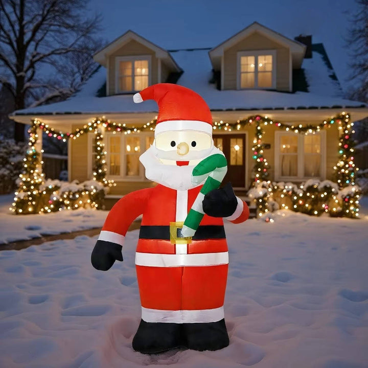 Colverro™ Inflatable Climbing Santa with LED Lights for Your Yard