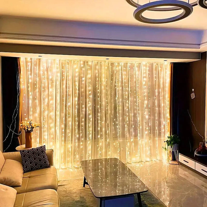 Colverro™ USB LED Curtain Lights with Remote for Walls and Windows