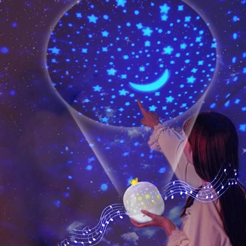 Colverro™ Rotating Star Projector Night Light for Kids with Remote