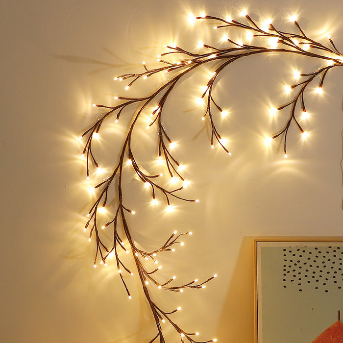 Colverro Bendable LED Rattan Branch Lights, 7.5 Ft, USB Powered