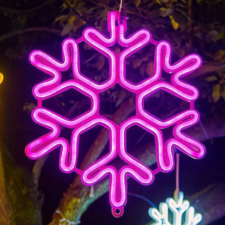 Colverro™ Frosted Snowflake LED Light for Indoor and Outdoor Decor