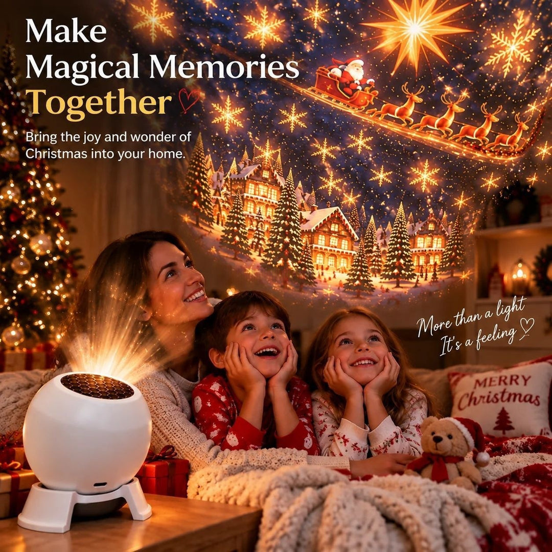 Christmas Projector Light – Festive Patterns for Walls &amp; Ceiling
