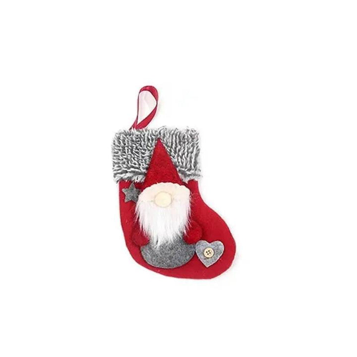 Colverro™ Mini Plush Christmas Stocking Hanging Ornament