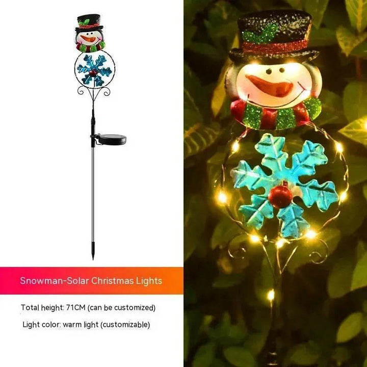 Colverro™ Solar Snowman Yard Stake Light for Christmas Walkways