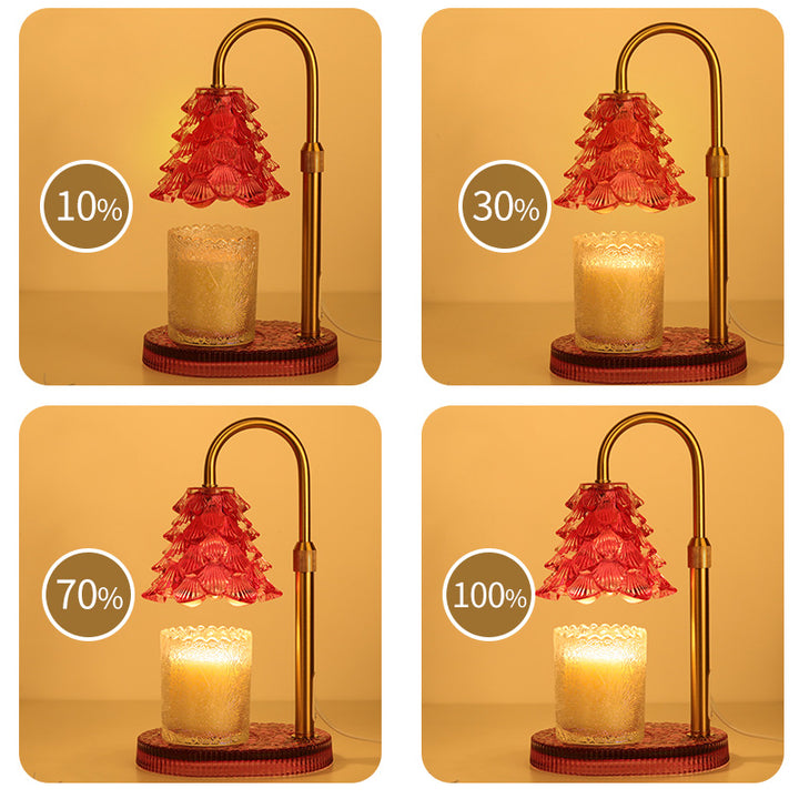 Pink Candle Warmer Lamp with Timer and Dimmer, 50W GU10