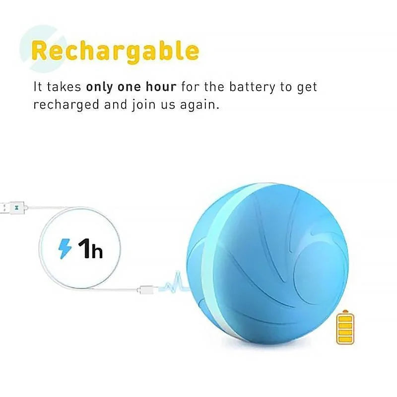 Colverro™ Self-Rolling Smart Ball Toy for Cats and Dogs with 3 Modes