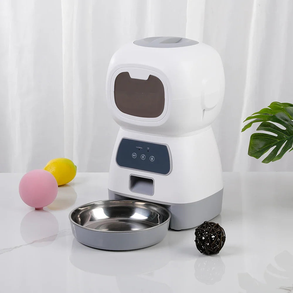 Colverro™ Smart Automatic Pet Feeder with Voice Recording for Cats &amp; Dogs