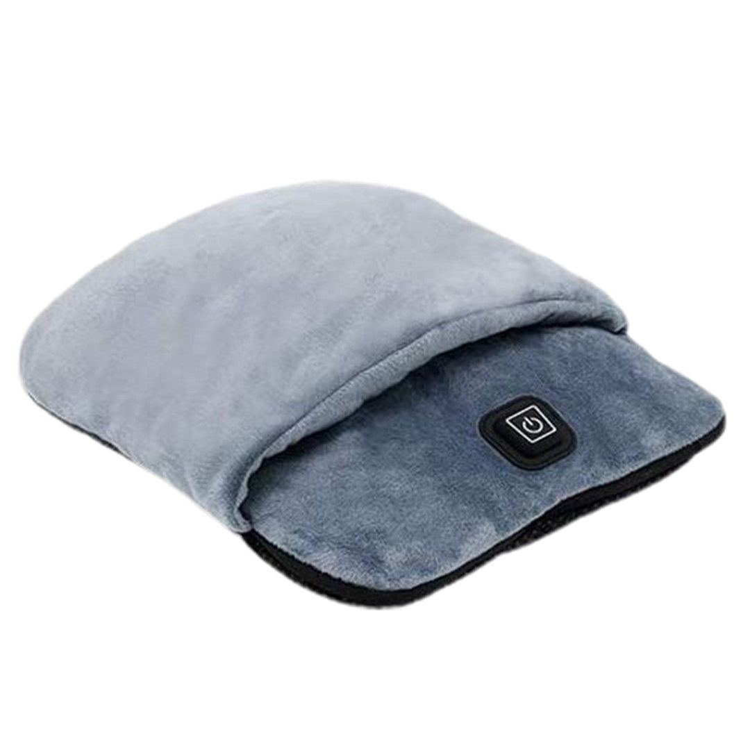 Colverro™ Plush Heated Foot Warmer Pouch with Vibration Massage