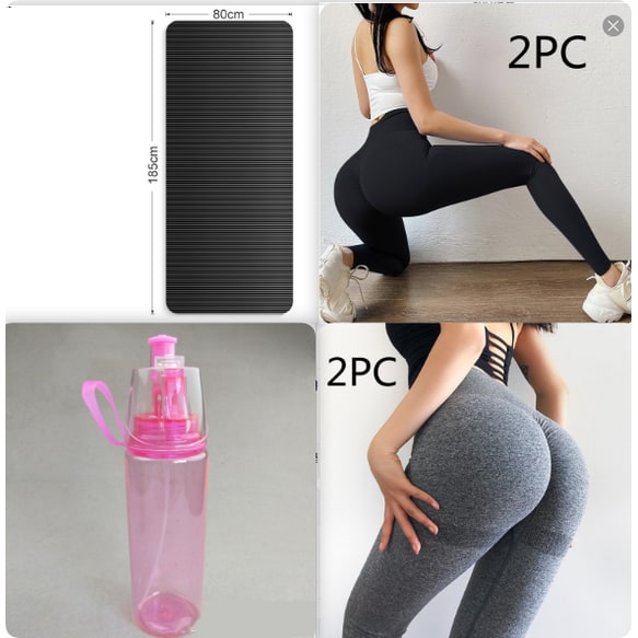 Colverro™ Thick Non-Slip Yoga and Exercise Mat with Cushioning Foam