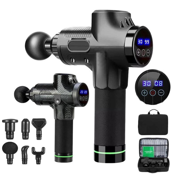 Colverro™ Massage Gun with 6 Heads, 20 Speeds and LCD Touchscreen