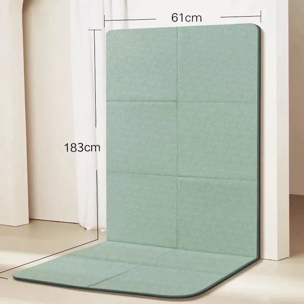 Colverro™ Foldable Yoga Mat with Non-Slip Dual-Sided Grip, 6 mm Thick