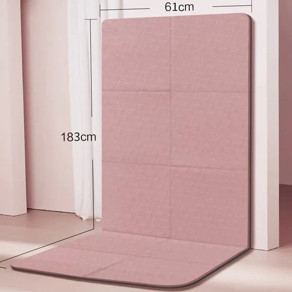 Colverro™ Foldable Yoga Mat with Non-Slip Dual-Sided Grip, 6 mm Thick