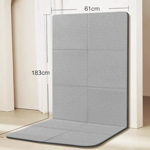 Colverro™ Foldable Yoga Mat with Non-Slip Dual-Sided Grip, 6 mm Thick