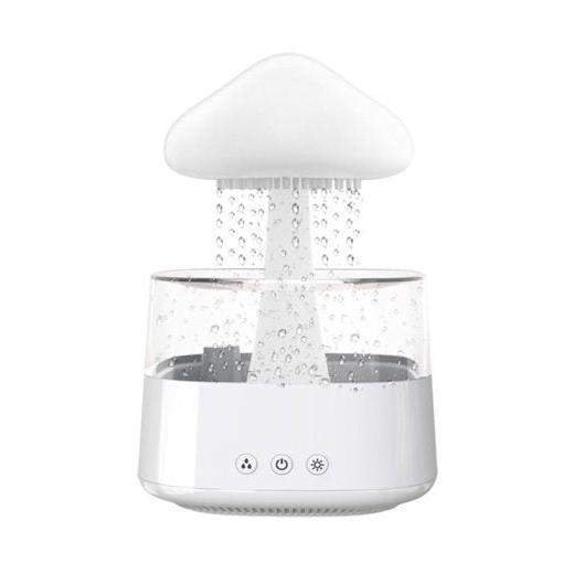 Colverro™ Rain Cloud Humidifier and Aroma Diffuser with Mushroom Night Light