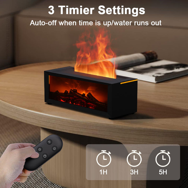 Colverro™ Flame Effect Essential Oil Diffuser with 7 Ambient Colors