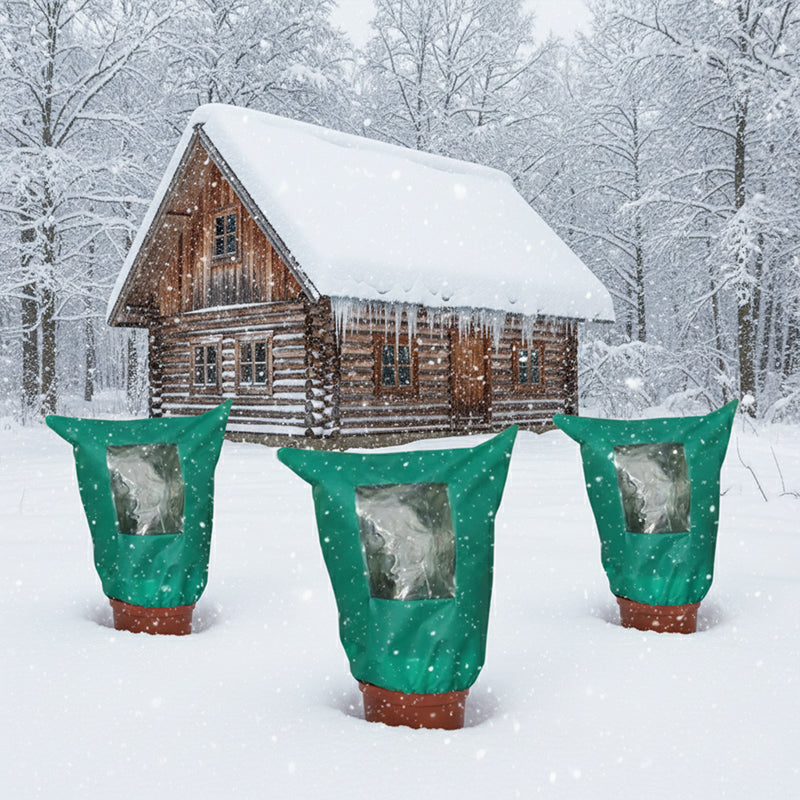 Colverro™ Frost Protection Plant Cover with Zipper and Clear Window