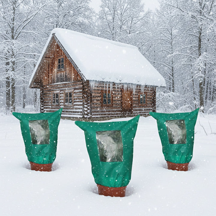 Colverro™ Frost Protection Plant Cover with Zipper and Clear Window