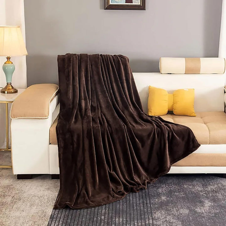 Colverro™ Faux Fur Fleece Throw Blanket with a Mink-Soft Feel