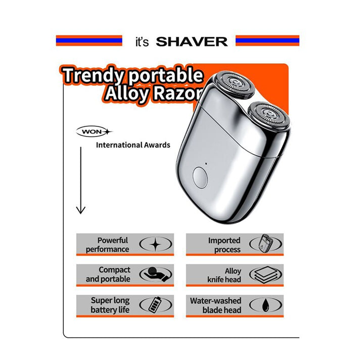 Colverro™ Mini Magnetic Electric Shaver for Men, Waterproof IPX7