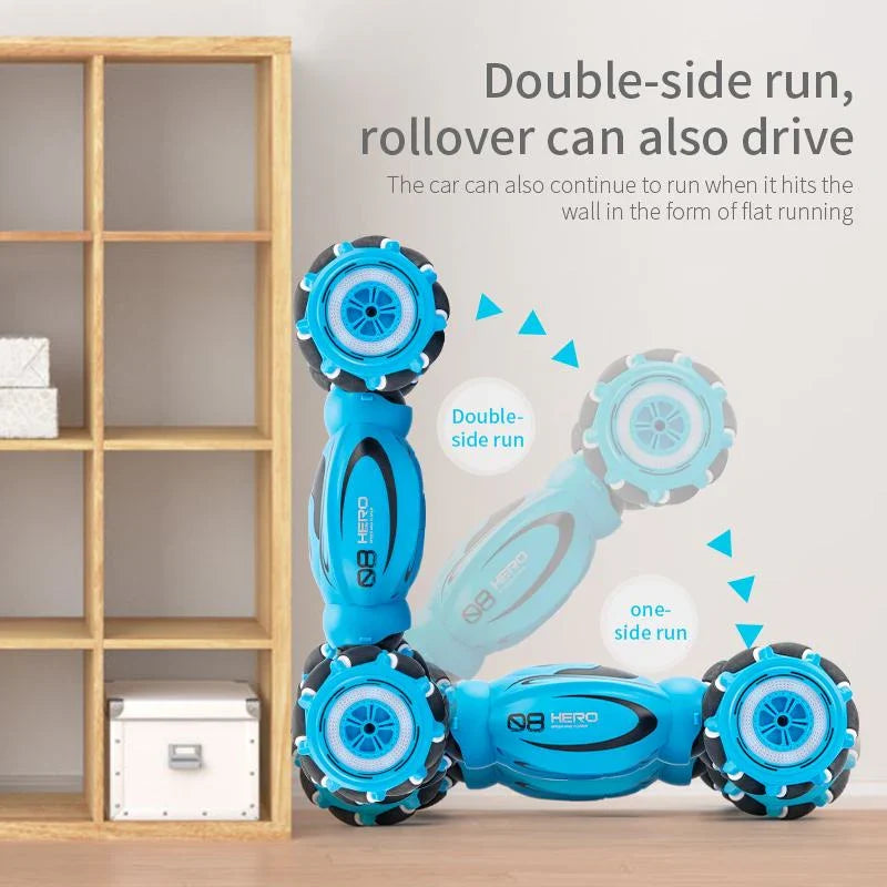 Colverro™ Transforming RC Stunt Car with Mecanum Wheels and Double-Sided Drive