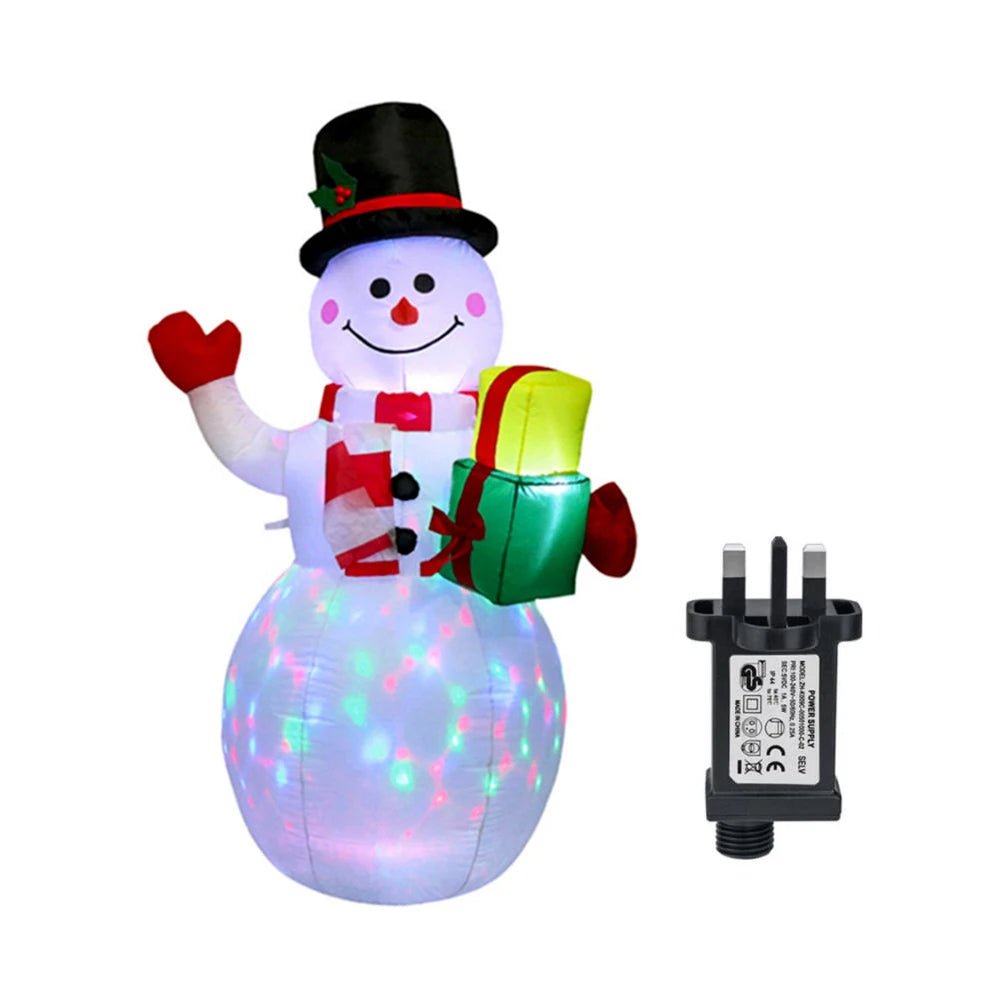 Colverro™ Inflatable Christmas Yard Figure with LED Lights, 58.5 in Tall