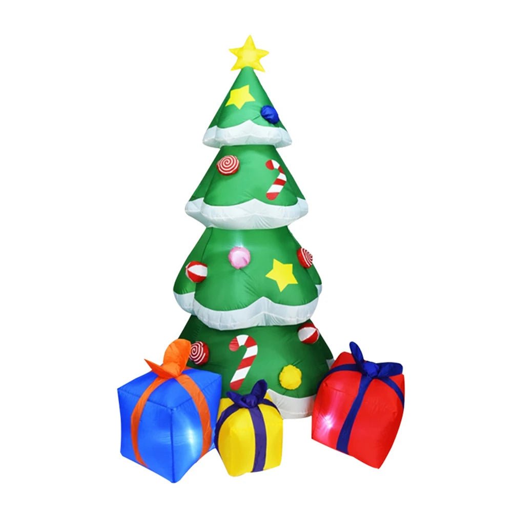 Colverro™ Inflatable Christmas Yard Figure with LED Lights, 58.5 in Tall