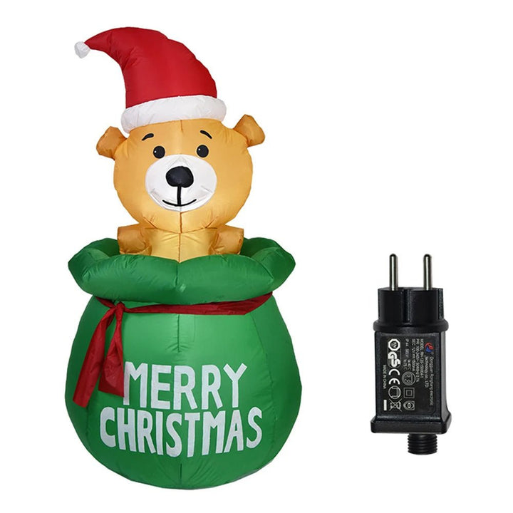 Colverro™ Inflatable Christmas Yard Figure with LED Lights, 58.5 in Tall