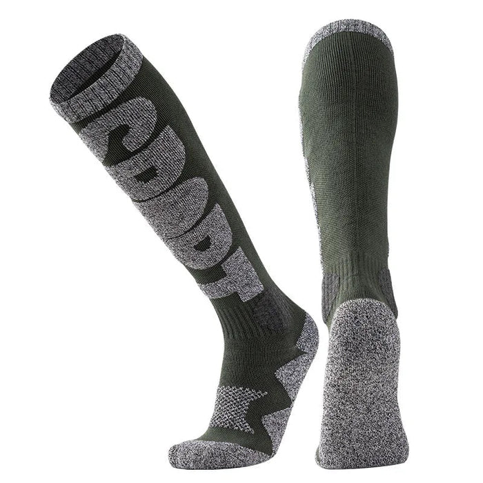 Colverro™ Merino Wool Blend Ski Socks with Cushioned Sole and Arch Support