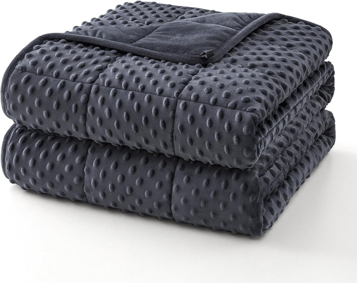 Colverro™ Weighted Blanket with Dot Texture and Cooling Microfiber