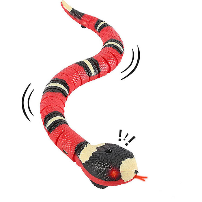 Colverro™ Interactive Robotic Snake Cat Toy with Obstacle Sensors