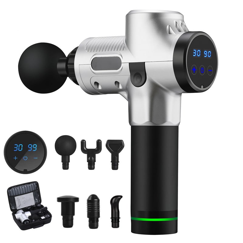 Colverro™ Handheld Massage Gun with Six Heads and Touch Screen Control