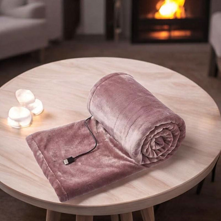 Colverro™ Wearable USB Heated Flannel Blanket with 3 Settings