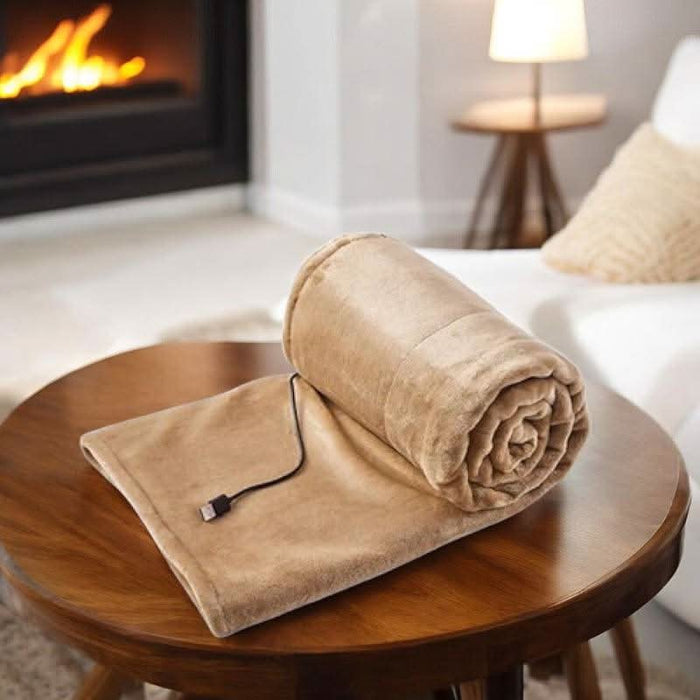 Colverro™ Wearable USB Heated Flannel Blanket with 3 Settings