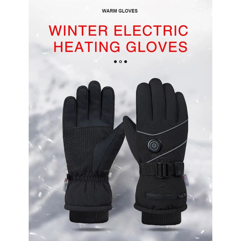 Colverro™ USB Rechargeable Heated Mittens with 3 Heat Levels