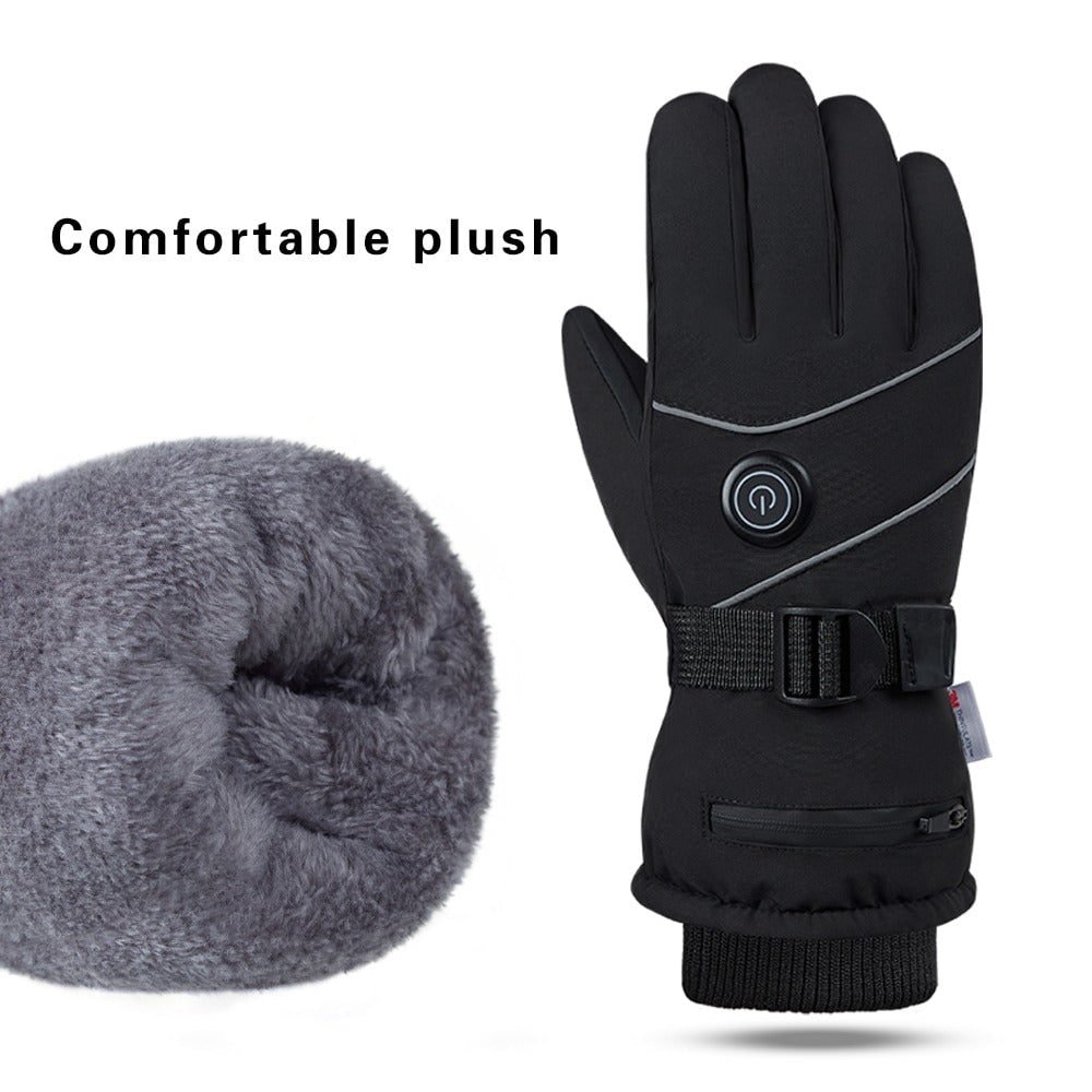 Colverro™ USB Rechargeable Heated Mittens with 3 Heat Levels