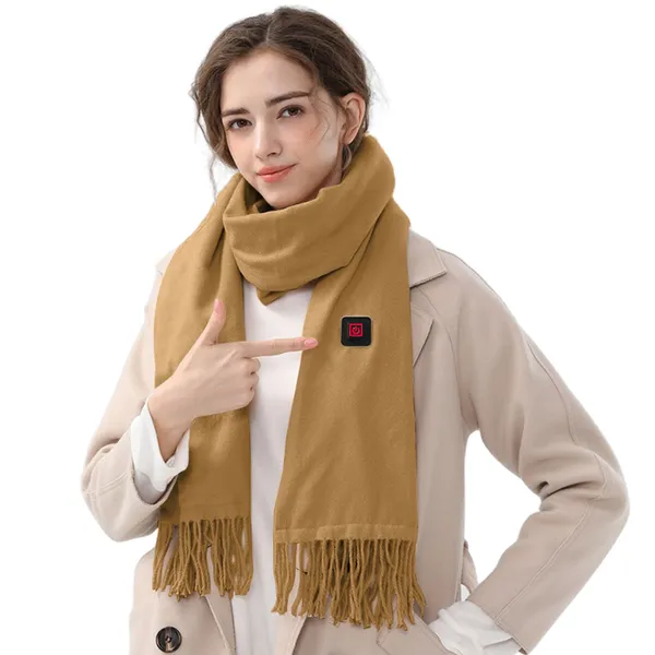 Colverro™ Heated Fleece Scarf with USB Power and 3 Heat Levels