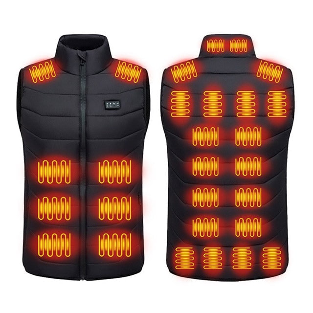Colverro™ Quilted USB Heated Vest with Multiple Heating Zones