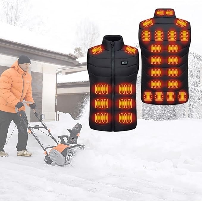 Colverro™ Quilted USB Heated Vest with Multiple Heating Zones