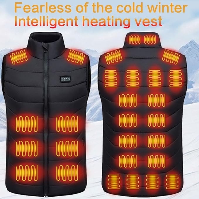 Colverro™ Quilted USB Heated Vest with Multiple Heating Zones