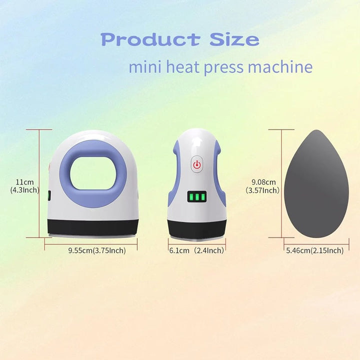 Colverro™ Mini Heat Press for T-Shirts, Bags and Craft Projects