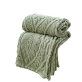 Colverro™ Geometric Jacquard Fleece Throw with French-Inspired Texture