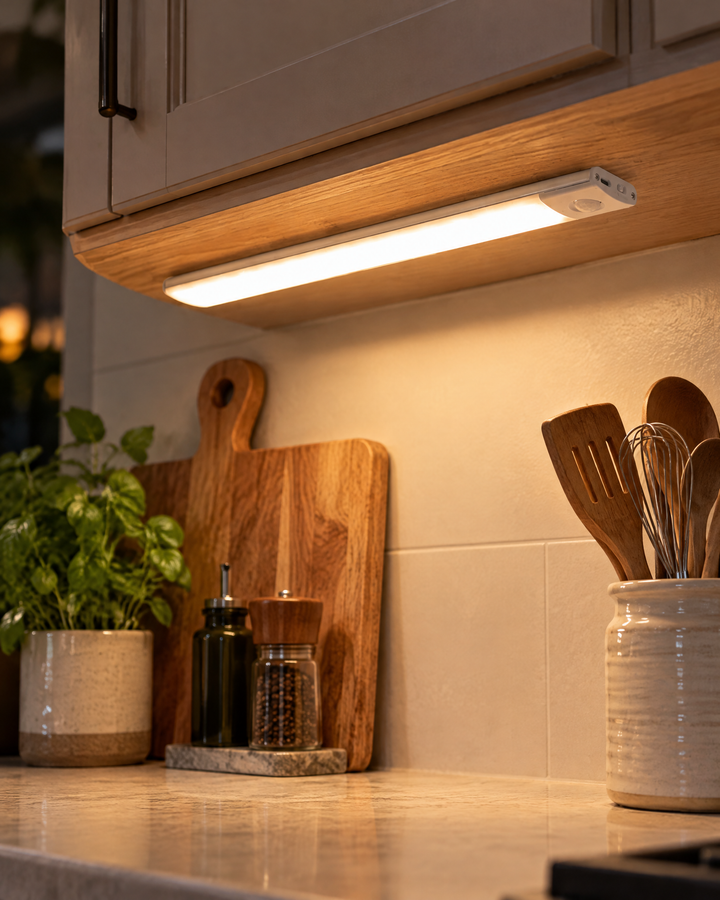 Colverro™ Rechargeable Motion Sensor Closet Light – Magnetic Stick-On LED