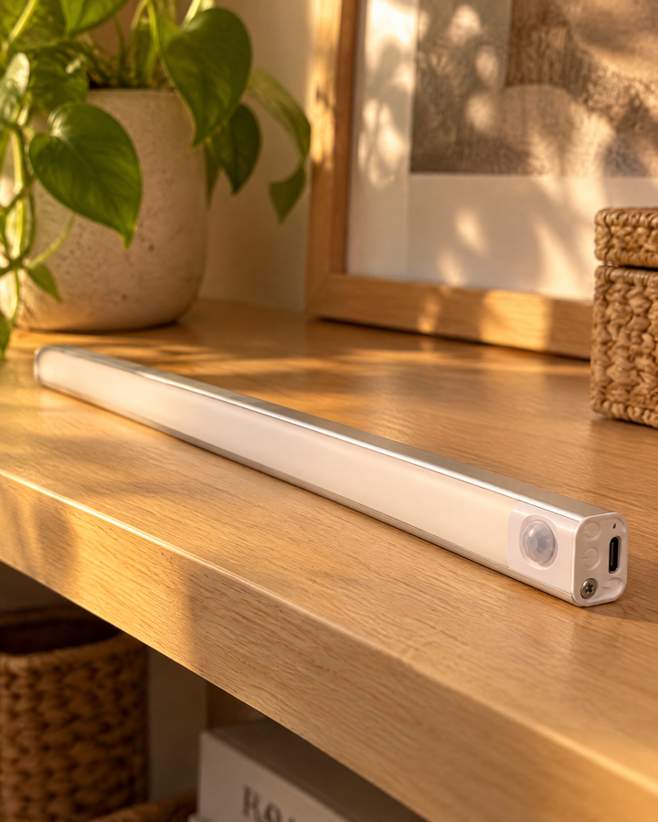 Colverro™ Rechargeable Motion Sensor Closet Light – Magnetic Stick-On LED