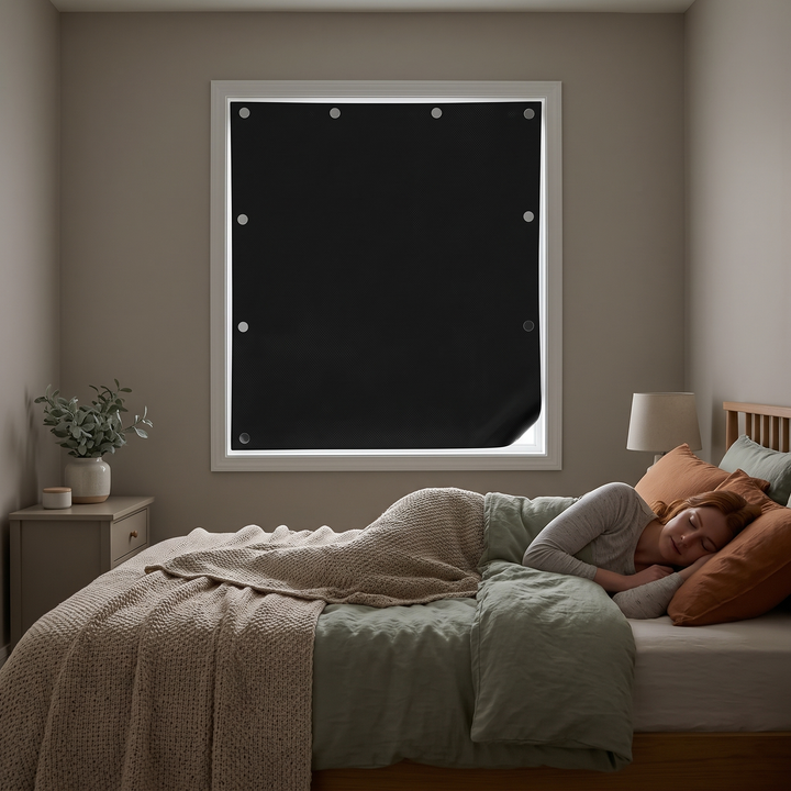 Colverro™ Portable Magnetic Blackout Shade with Suction Cups, No Drilling