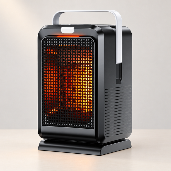 Colverro™ Compact Fan Heater with Adjustable Temperature