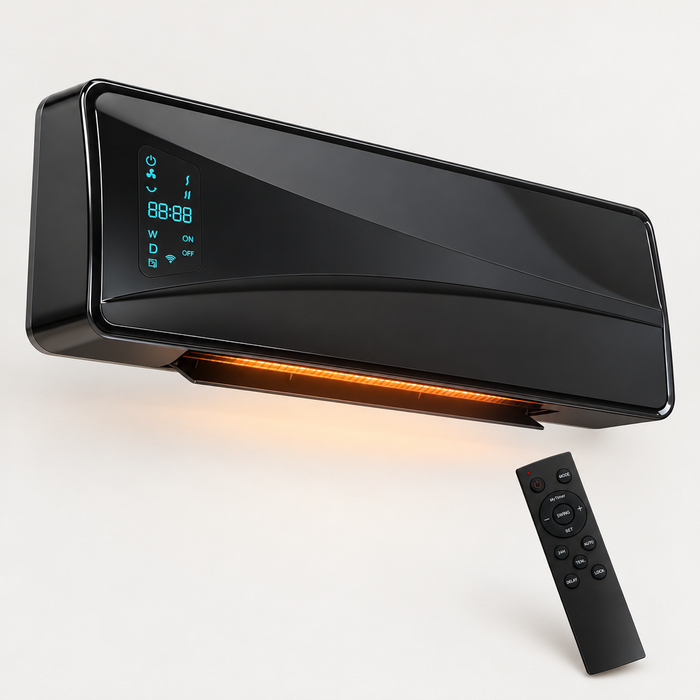 Colverro Wall Heater 2000W with Weekly Timer and Open-Window Sensor