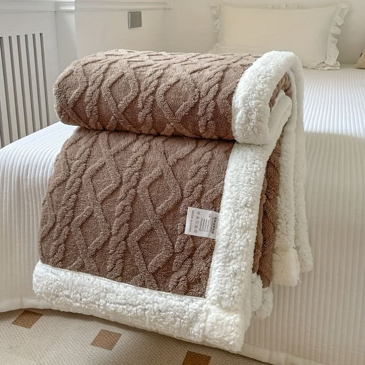 Colverro™ Soft Comfort Blanket for Bed, Couch and Wrapping Up